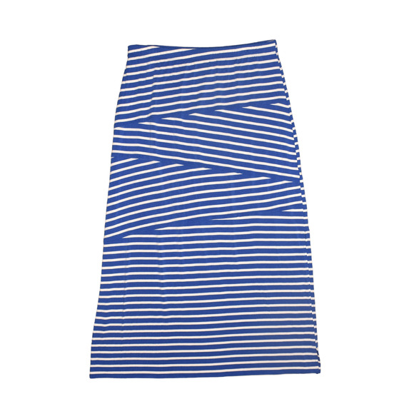 Chico's Dresses & Skirts - CHICO'S‎ $79 Tinley Blue & White Striped Maxi Skirt Chico's 1 / US Medium
